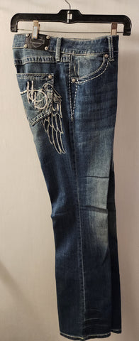 Harley-Davidson Boot Cut Blue Jeans - (New without tag)  Size 10